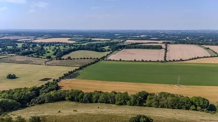 Framed Print : Watership Down in Hampshire Aerial View in Summer Sunshine Framed Print : Watership Down in Hampshire Aerial View in Summer Sunshine
