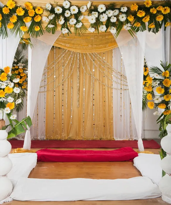 Framed Print : Empty wedding mandap Framed Print : Empty wedding mandap