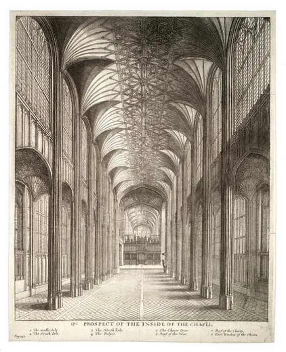 Framed Print : Wenceslas Hollar - Windsor. St George's Chapel. Nave (State 2) Framed Print : Wenceslas Hollar - Windsor. St George's Chapel. Nave (State 2)