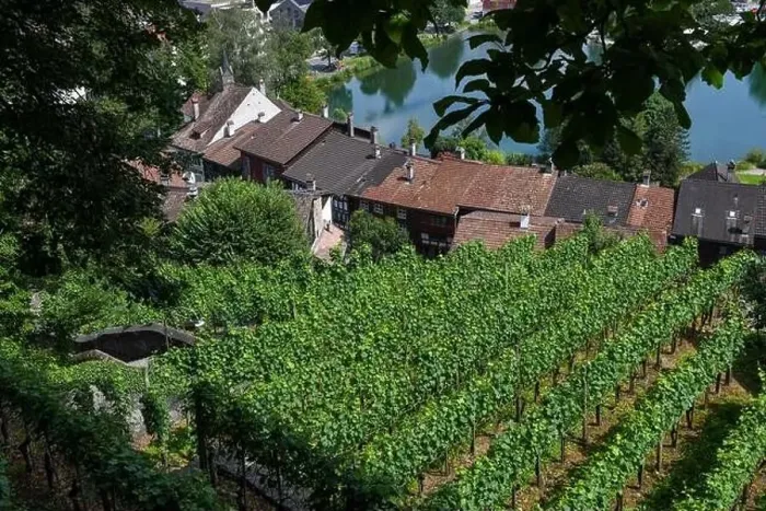 Framed Print : Werdenberg, Switzerland - 14 July 2024: view at the village of Werdenberg on Switzerland
