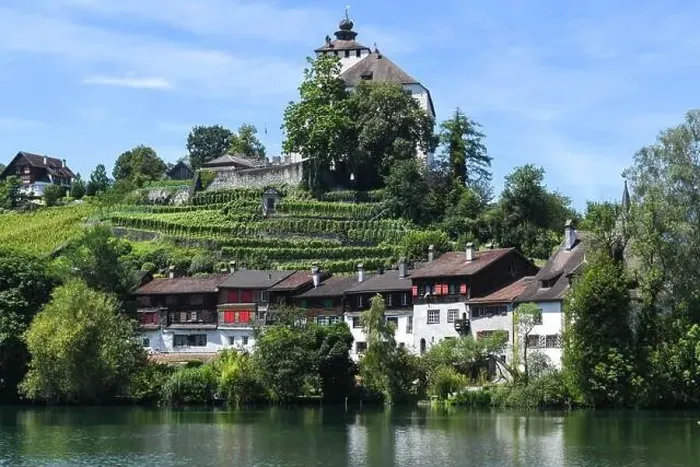Framed Print : Werdenberg, Switzerland - 14 July 2024: view at the village of Werdenberg on Switzerland Framed Print : Werdenberg, Switzerland - 14 July 2024: view at the village of Werdenberg on Switzerland