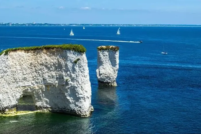 Framed Print : White Cliffs of Old Harry Rocks Jurassic Coast from a drone, Dorset Coast, Poole, England Framed Print : White Cliffs of Old Harry Rocks Jurassic Coast from a drone, Dorset Coast, Poole, England