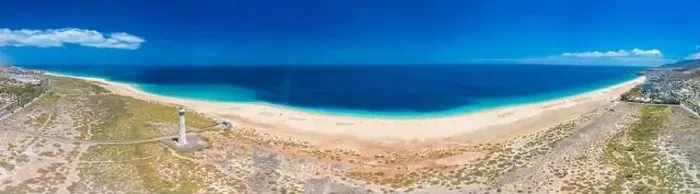 Framed Print : White sandy beach and blue water in Morro Jable, south of Fuerteventura, Canary islands, Spain Framed Print : White sandy beach and blue water in Morro Jable, south of Fuerteventura, Canary islands, Spain