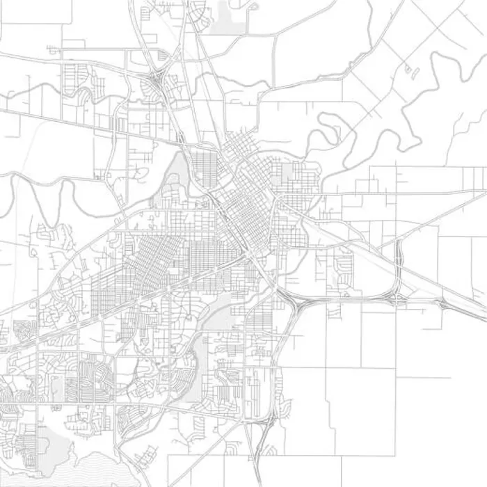 Framed Print : Wichita Falls, Texas, USA, bright outlined vector map with bigger and minor roads and steets created for infographic backgrounds Framed Print : Wichita Falls, Texas, USA, bright outlined vector map with bigger and minor roads and steets created for infographic backgrounds