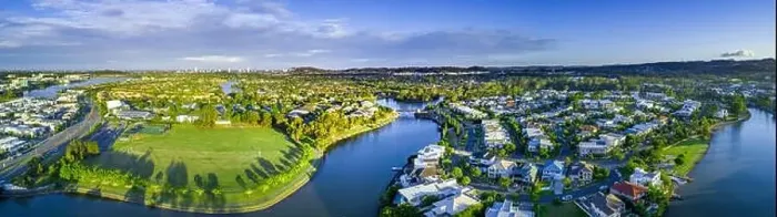 Framed Print : Wide aerial panorama of Reedy creek and luxury houses. Varsity Lakes, Gold Coast, Queensland, Australia Framed Print : Wide aerial panorama of Reedy creek and luxury houses. Varsity Lakes, Gold Coast, Queensland, Australia