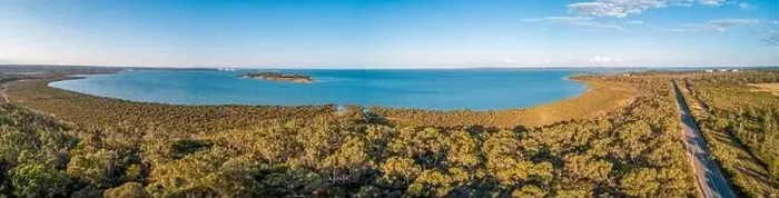 Framed Print : Wide panorama coastal wetlands at Western Port Bay in Victoria, Australia Framed Print : Wide panorama coastal wetlands at Western Port Bay in Victoria, Australia
