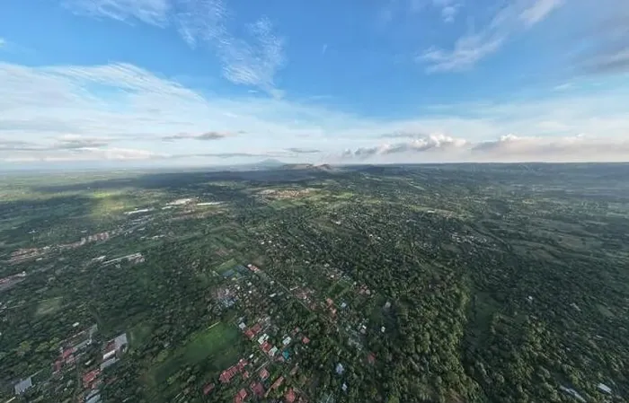 Framed Print : Wide panorama of Nicaragua with Masaya volcano landscape aerial drone view Framed Print : Wide panorama of Nicaragua with Masaya volcano landscape aerial drone view