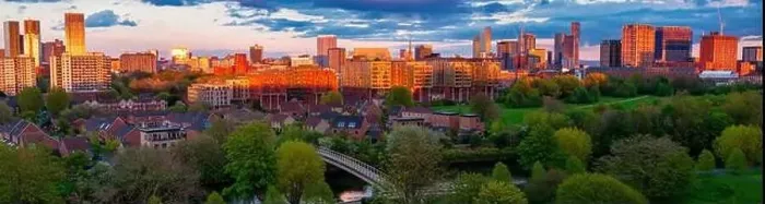 Framed Print : Wide panorama of Salford and Manchester Skyline photographed from Salford Framed Print : Wide panorama of Salford and Manchester Skyline photographed from Salford