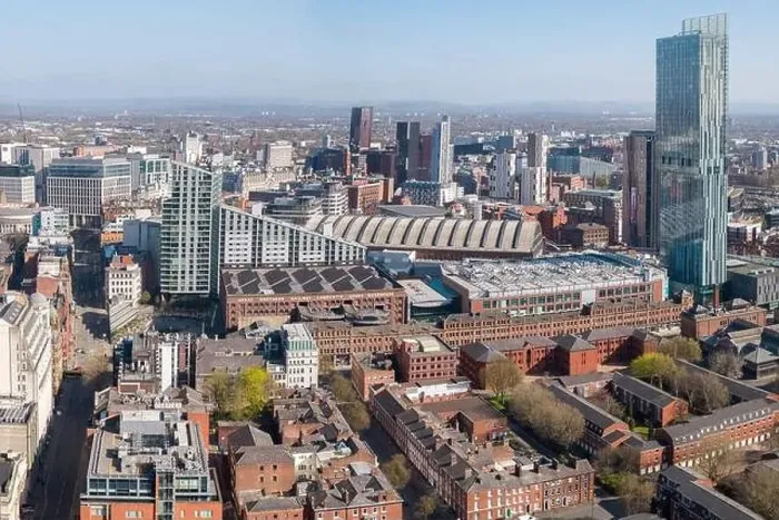 Framed Print : Wide panoramic aerial image of the St John's area Framed Print : Wide panoramic aerial image of the St John's area
