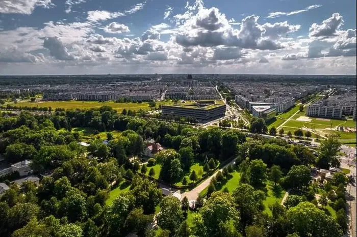 Framed Print : Wilanow, Warsaw, drone, real estate, buildings, Warszawa, summertime, green, landscape, clouds, cloud, bird's view, fly Framed Print : Wilanow, Warsaw, drone, real estate, buildings, Warszawa, summertime, green, landscape, clouds, cloud, bird's view, fly