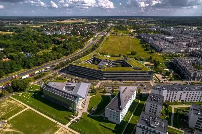 Framed Print : Wilanow, Warsaw, drone, real estate, buildings, Warszawa, summertime, green, landscape, clouds, cloud, bird's view, fly Framed Print : Wilanow, Warsaw, drone, real estate, buildings, Warszawa, summertime, green, landscape, clouds, cloud, bird's view, fly
