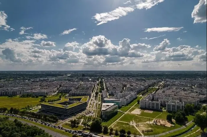 Framed Print : Wilanow, Warsaw, drone, real estate, buildings, Warszawa, summertime, green, landscape, clouds, cloud, bird's view, fly Framed Print : Wilanow, Warsaw, drone, real estate, buildings, Warszawa, summertime, green, landscape, clouds, cloud, bird's view, fly