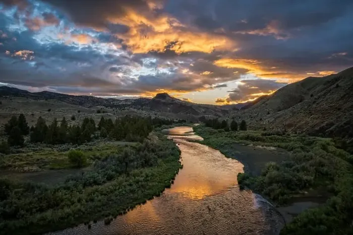 Framed Print : The Wild and Scenic John Day River at Priest Hole access in eastern Oregon Framed Print : The Wild and Scenic John Day River at Priest Hole access in eastern Oregon