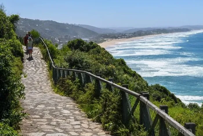 Framed Print : Wilderness, South Africa - 26 January 2023: view the beach of Wilderness on South Africa Framed Print : Wilderness, South Africa - 26 January 2023: view the beach of Wilderness on South Africa