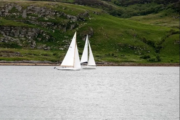 Framed Print : William Fife Built Classic 8 Metre Sailing Yacht Saskia Kyles of Bute Argyll Scotland Framed Print : William Fife Built Classic 8 Metre Sailing Yacht Saskia Kyles of Bute Argyll Scotland