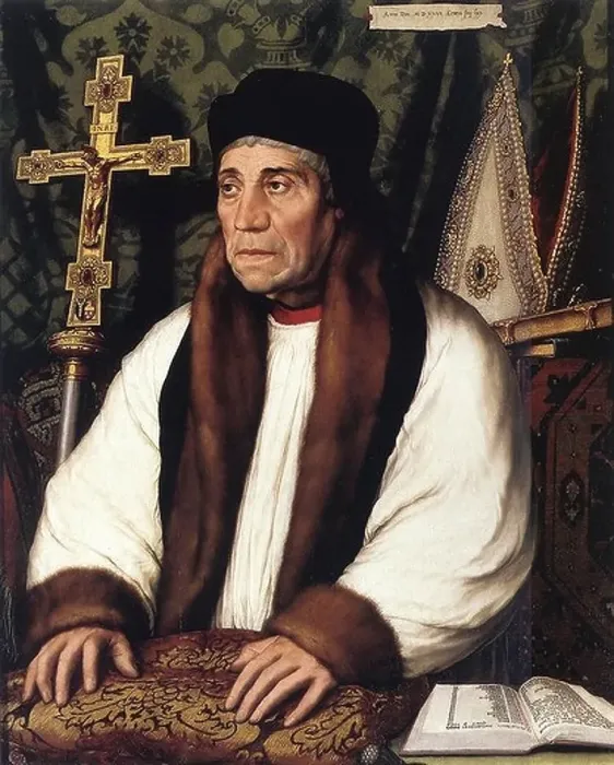 Framed Print : William Warham, Archbishop of Canterbury from 1503 to 1532 Framed Print : William Warham, Archbishop of Canterbury from 1503 to 1532