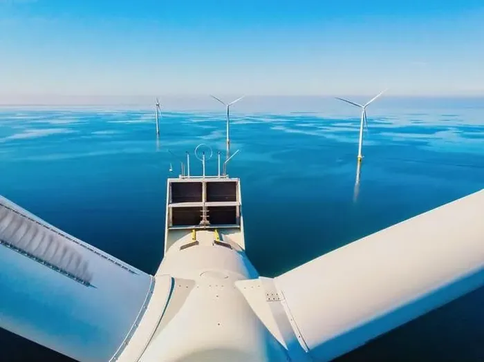 Framed Print : Wind turbine from aerial view, Drone view at windpark westermeerdijk a windmill farm in the lake Framed Print : Wind turbine from aerial view, Drone view at windpark westermeerdijk a windmill farm in the lake