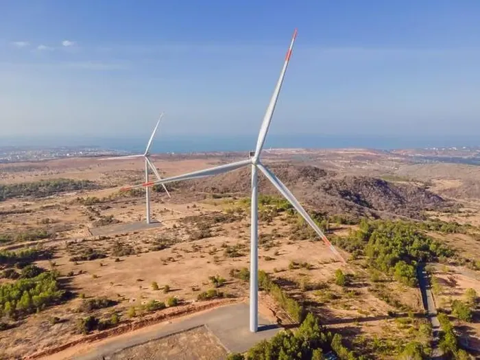 Framed Print : Wind turbine from aerial view - Sustainable development, environment friendly, renewable energy concept Framed Print : Wind turbine from aerial view - Sustainable development, environment friendly, renewable energy concept