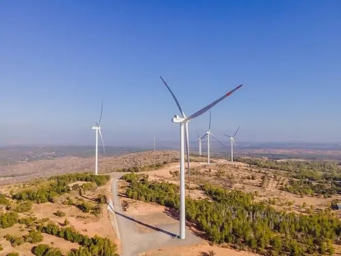 Framed Print : Wind turbine from aerial view - Sustainable development, environment friendly, renewable energy concept Framed Print : Wind turbine from aerial view - Sustainable development, environment friendly, renewable energy concept