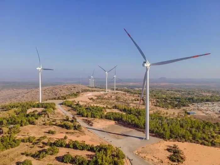 Framed Print : Wind turbine from aerial view - Sustainable development, environment friendly, renewable energy concept Framed Print : Wind turbine from aerial view - Sustainable development, environment friendly, renewable energy concept