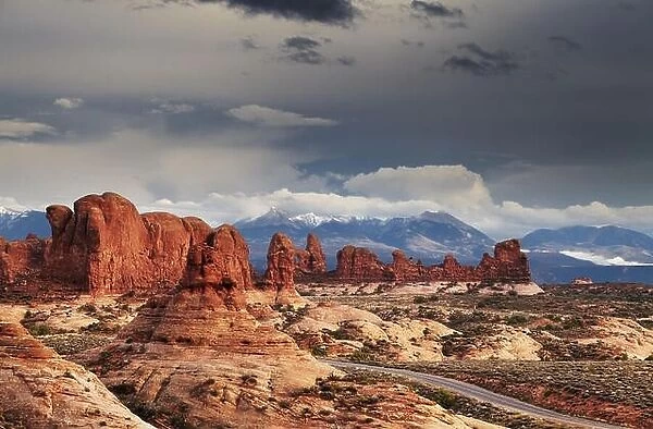 The Windows Section, Arches National Park, Utah, USA
