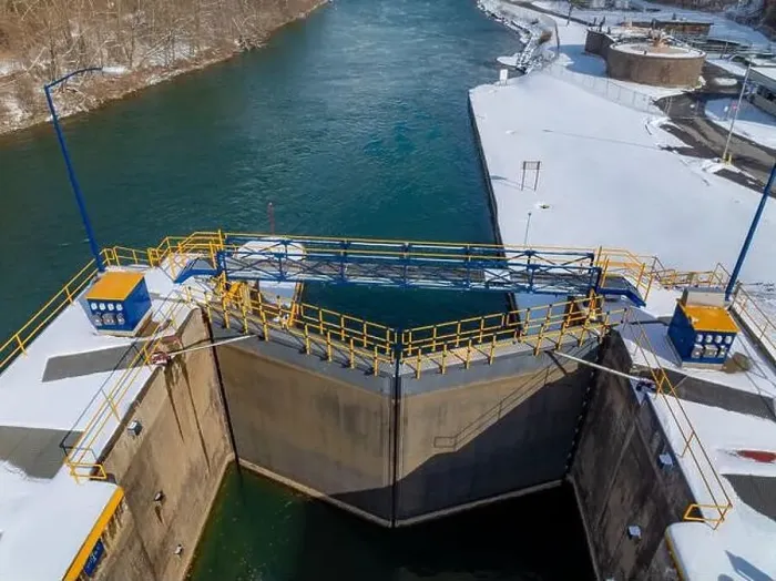 Framed Print : Winter aerial Image of the Erie Canal Locks found in Seneca Falls, NY, between Seneca Lake and Cayuga Lake Framed Print : Winter aerial Image of the Erie Canal Locks found in Seneca Falls, NY, between Seneca Lake and Cayuga Lake