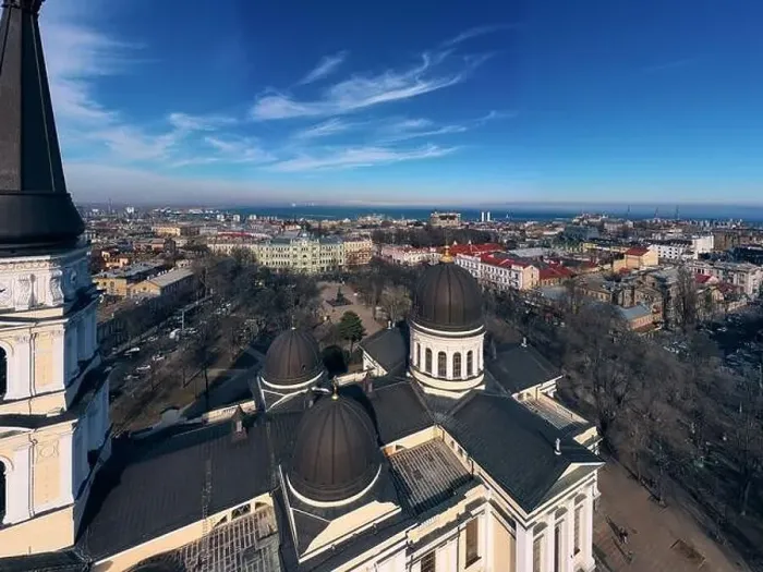 Framed Print : Winter air panorama the city center with Orthodox Cathedral in Odessa, Ukraine. Drone footage, sun day Framed Print : Winter air panorama the city center with Orthodox Cathedral in Odessa, Ukraine. Drone footage, sun day