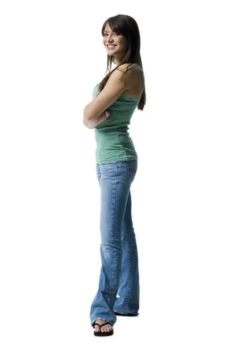 Framed Print : Woman with crossed arms Framed Print : Woman with crossed arms