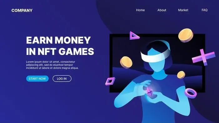 Framed Print : A woman playing crypto games. P2E Crypto Games Landing Page Concept. Earn money playing NFT Games. Vector illustration Framed Print : A woman playing crypto games. P2E Crypto Games Landing Page Concept. Earn money playing NFT Games. Vector illustration
