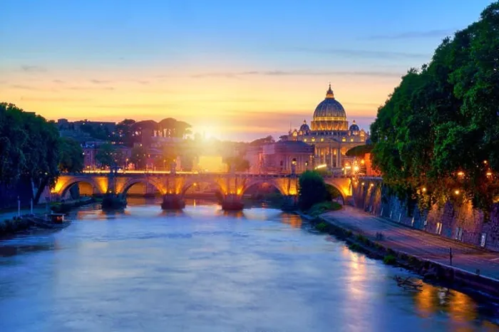 Framed Print : Wonderful view of St Peter Cathedral, Rome, Italy. Sunset light Framed Print : Wonderful view of St Peter Cathedral, Rome, Italy. Sunset light