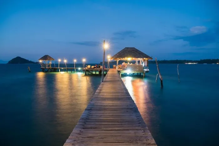 Framed Print : Wooden pier and hut in Phuket, Thailand. Summer, Travel, Vacation and Holiday concept Framed Print : Wooden pier and hut in Phuket, Thailand. Summer, Travel, Vacation and Holiday concept