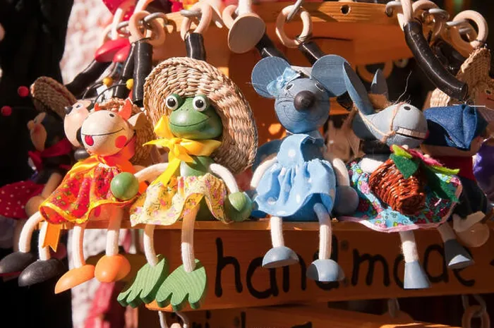 Framed Print : Wooden toys in Nerja Spain Framed Print : Wooden toys in Nerja Spain