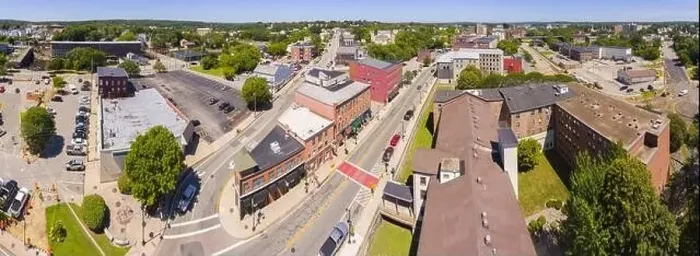 Framed Print : Woonsocket Main Street Historic District panorama aerial view in downtown Woonsocket, Rhode Island RI, USA Framed Print : Woonsocket Main Street Historic District panorama aerial view in downtown Woonsocket, Rhode Island RI, USA