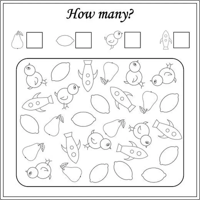 Framed Print : worksheet for kids. education puzzle game. children activity Framed Print : worksheet for kids. education puzzle game. children activity