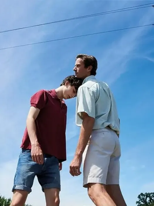 Framed Print : Call Me by Your Name Year : 2017 Italy  /  France  /  USA Director : Luca Guadagnino Timothee Chalamet, Armie Hammer
