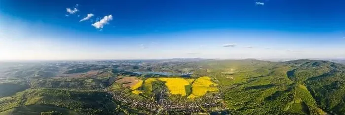 Framed Print : yellow canola field with blue sky Framed Print : yellow canola field with blue sky