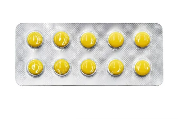 Framed Print : Yellow pills in blister pack isolated on white background. Global pharmaceutical industry. Closeup, top view Framed Print : Yellow pills in blister pack isolated on white background. Global pharmaceutical industry. Closeup, top view