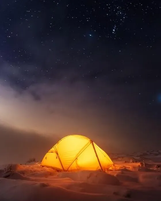 Framed Print : Yellow tent lighted from the inside against the backdrop of glowing city lights and incredible starry sky. Amazing night landscape Framed Print : Yellow tent lighted from the inside against the backdrop of glowing city lights and incredible starry sky. Amazing night landscape