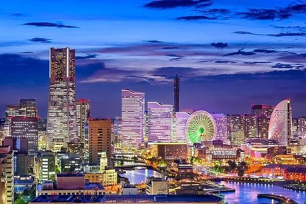 Yokohama, Japan cityscape of Minato Mirai District