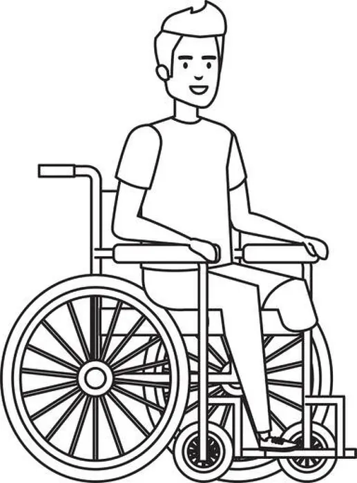 Framed Print : young man in wheelchair Framed Print : young man in wheelchair