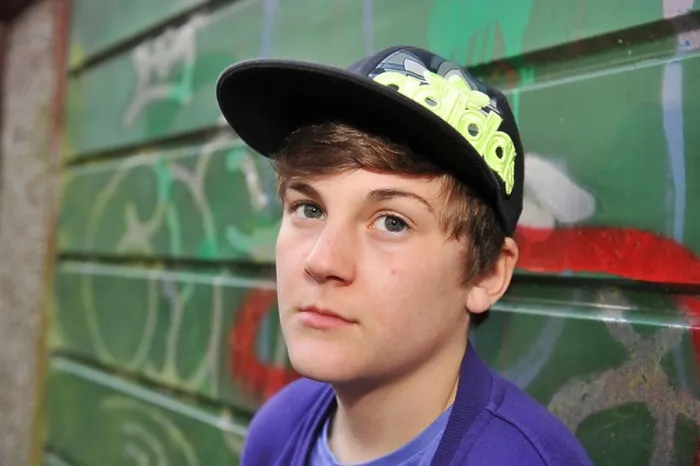Framed Print : young teenage boy MODEL RELEASED 12 / 13 year old boy UK