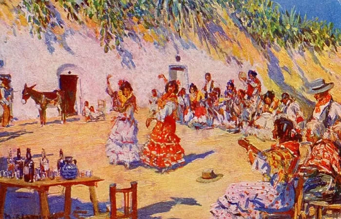 Framed Print : Zambra gitana (gypsy festivities) Framed Print : Zambra gitana (gypsy festivities)