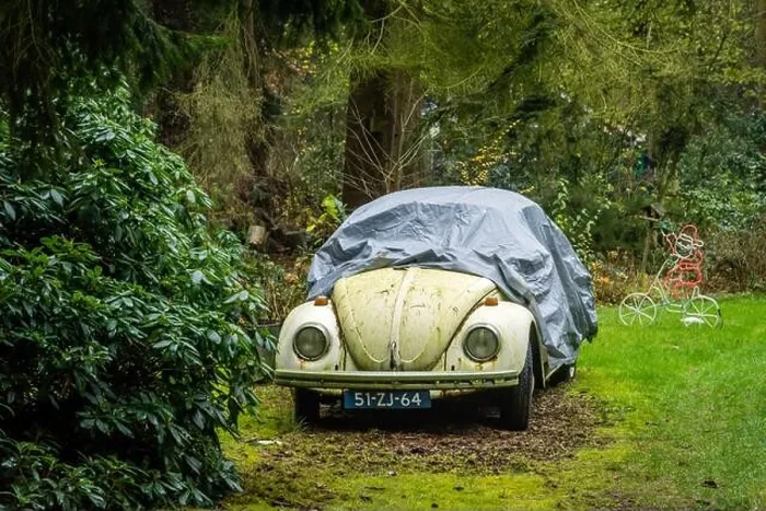 Framed Print : Zeegse, Drenthe / Holland - 13-12-2O20 - Old VW kever beatle under a cover in the woods Framed Print : Zeegse, Drenthe / Holland - 13-12-2O20 - Old VW kever beatle under a cover in the woods