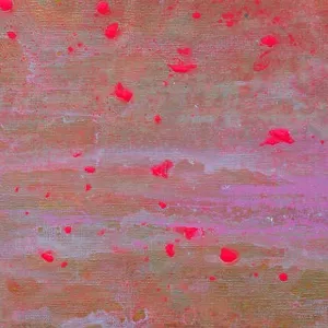 Abstract painting. Beige background with pink dots. Oil painting Abstract painting. Beige background with pink dots. Oil painting