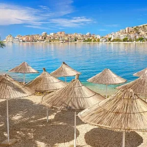 Albania - Saranda city beach Albania - Saranda city beach