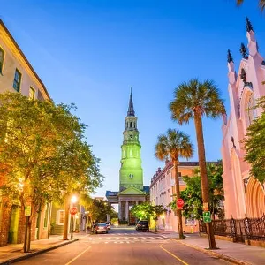 Charleston, South Carolina, USA town cityscape Charleston, South Carolina, USA town cityscape