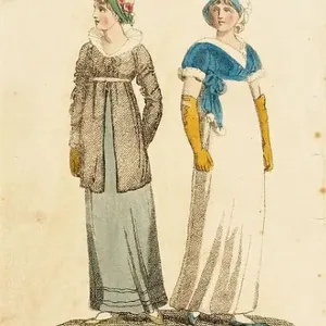 Fashion Plate (Morning Dresses May 1803) M.86.266.52 Fashion Plate (Morning Dresses May 1803) M.86.266.52