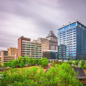 Greensboro, North Carolina, USA downtown skyline Greensboro, North Carolina, USA downtown skyline