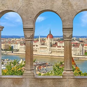 Hungarian Parliament building, Budapest, Hungary