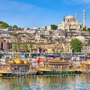 Istanbul - view from Galata Bridge, Turkey Istanbul - view from Galata Bridge, Turkey